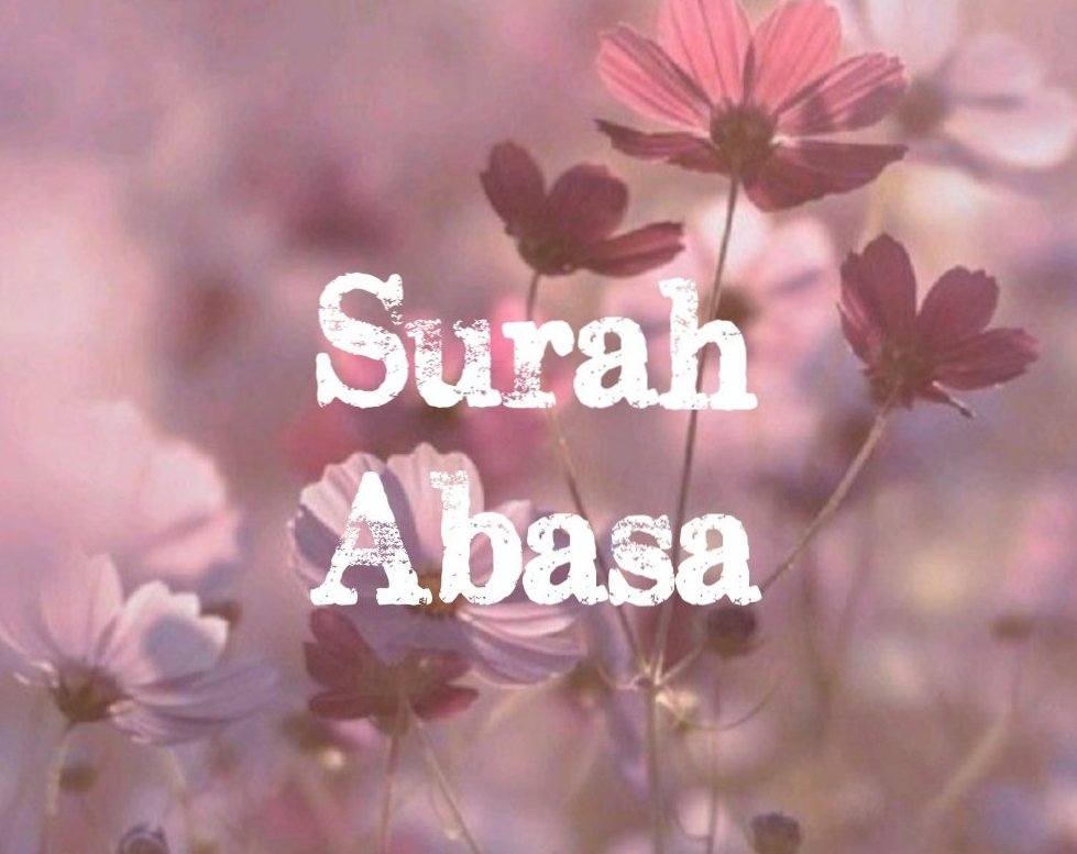 Surah Abasa
